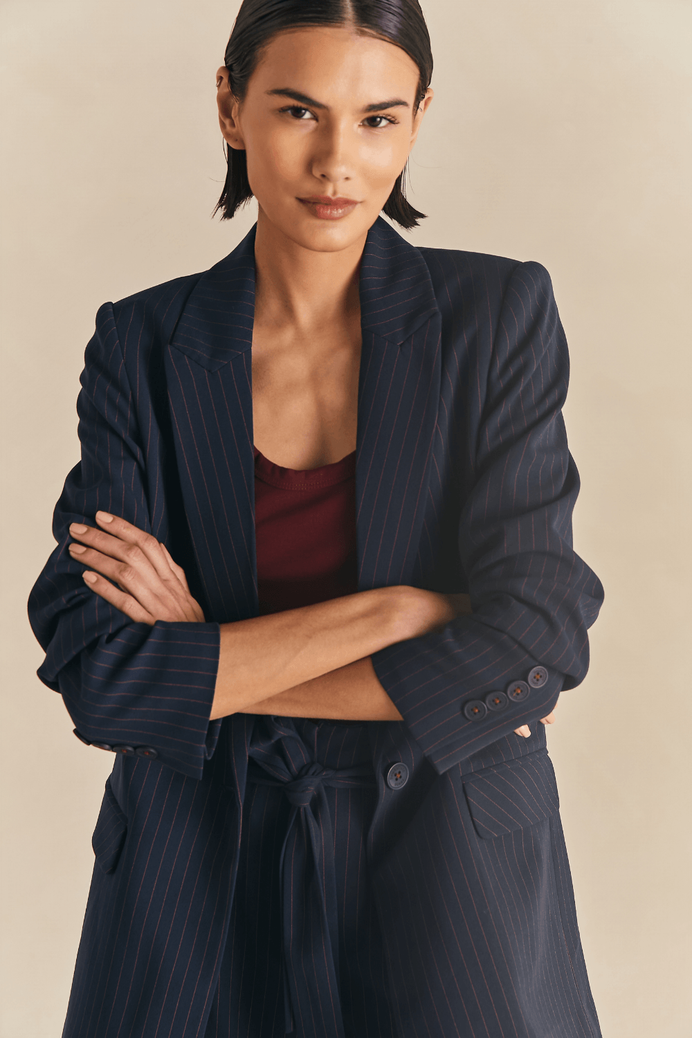 Blazer Alfaiataria Longo Tati - Marinho
