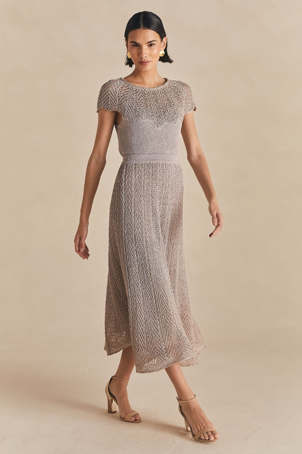 Saia Tricot Martina Paete - Fendi