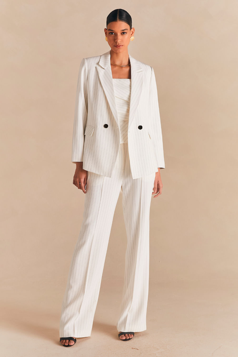 Blazer Alfaiataria Classico Dominique - Off White