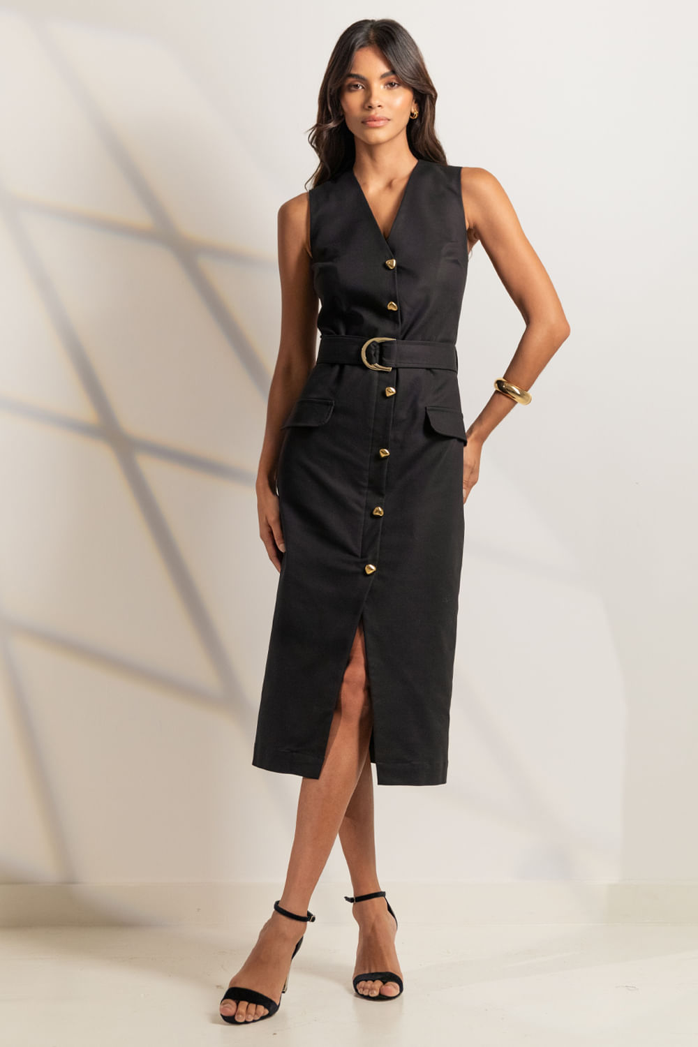 Vestido Alfaiataria Megan - Preto
