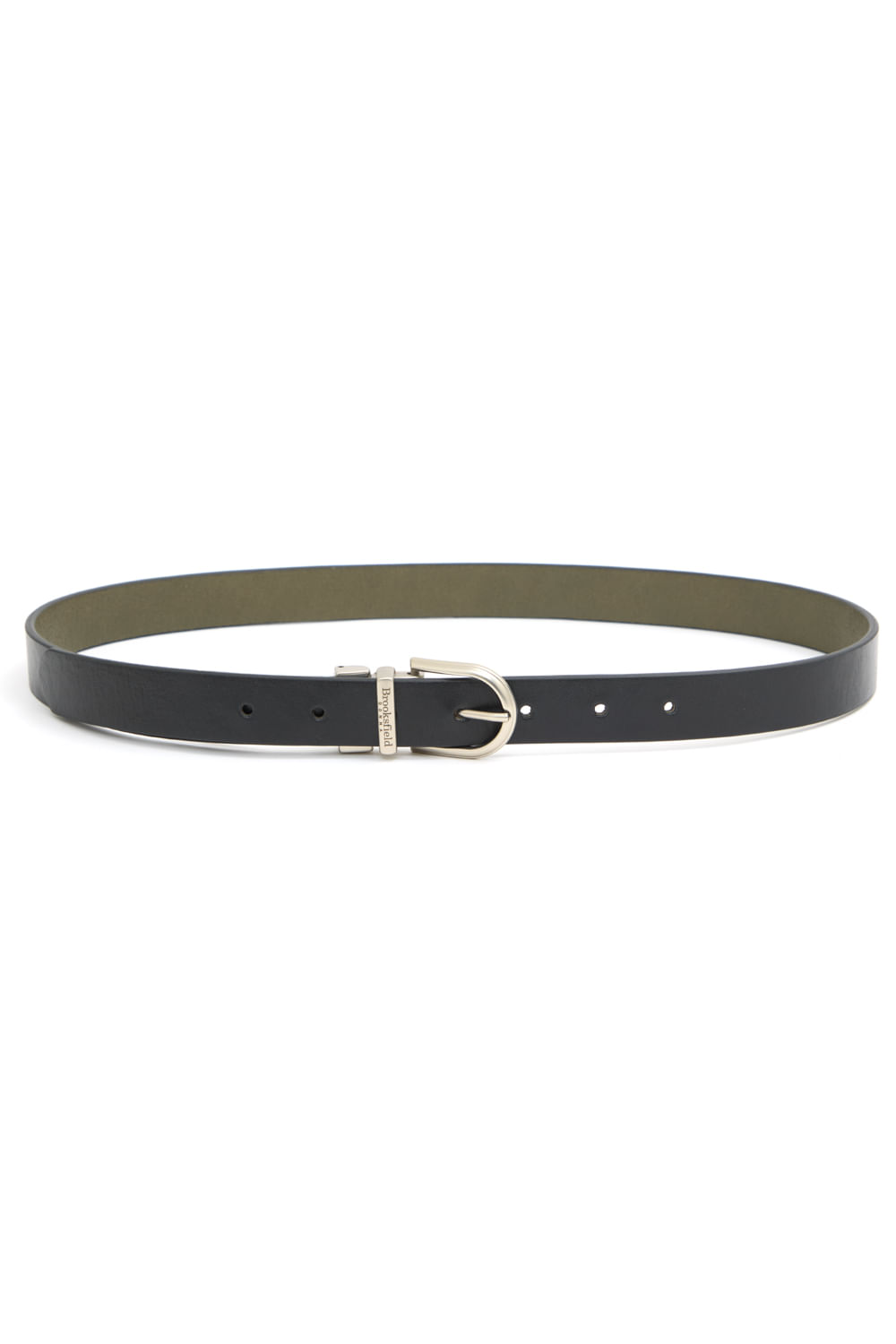 Cinto Duplo Liso - Preto/Verde