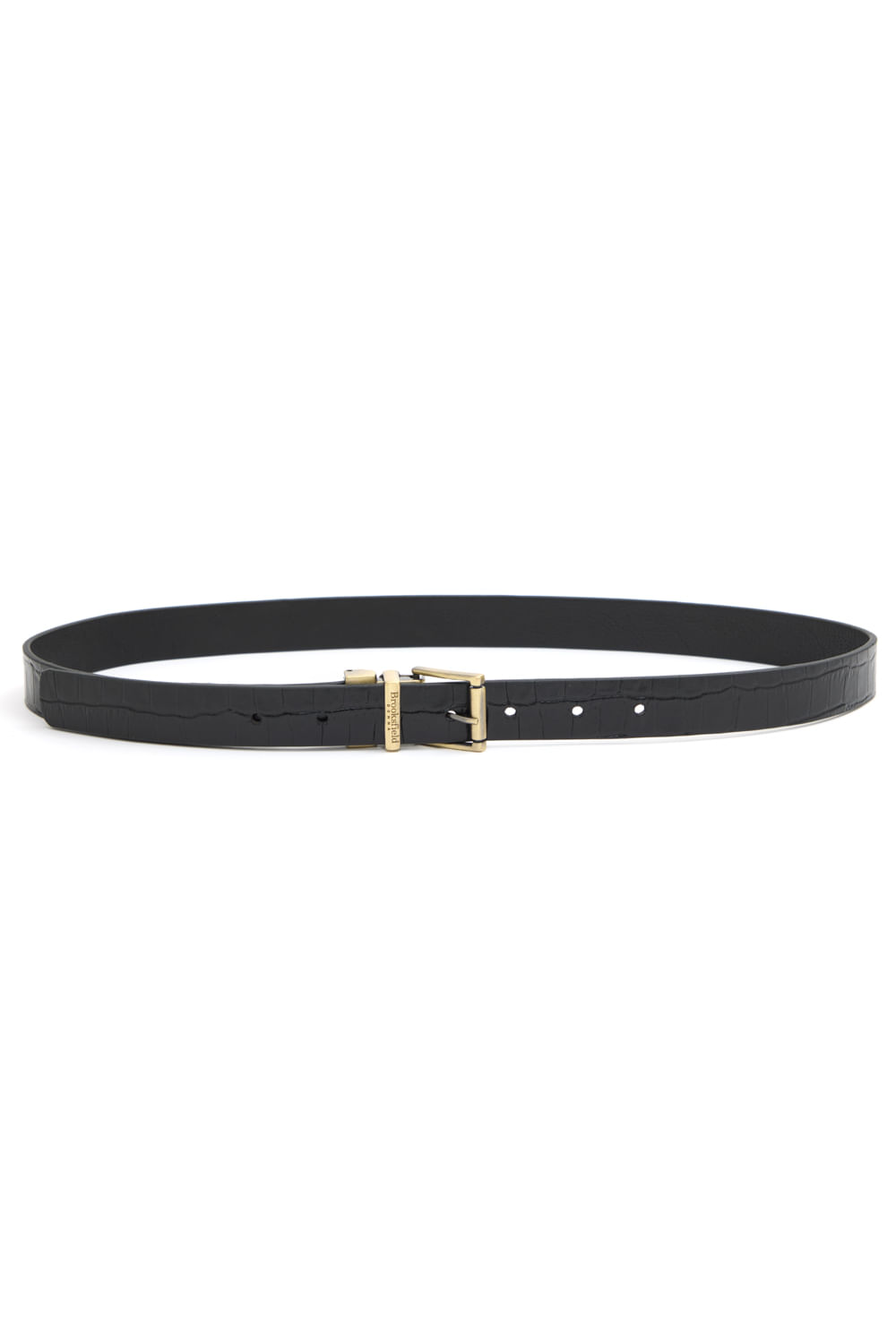 Cinto Dupla Face New Croco - Preto