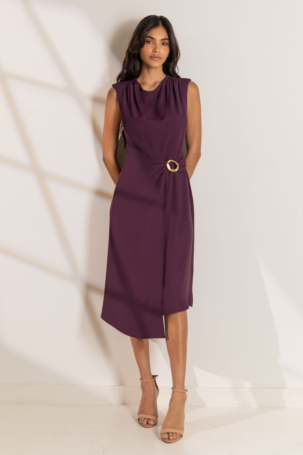 Vestido Helena - Vinho