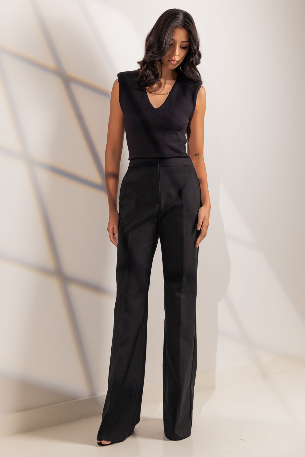 Calça Alfaiataria Selena - Preto