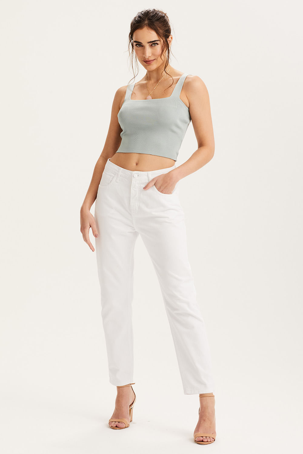 Calça Jeans Tati - Branco