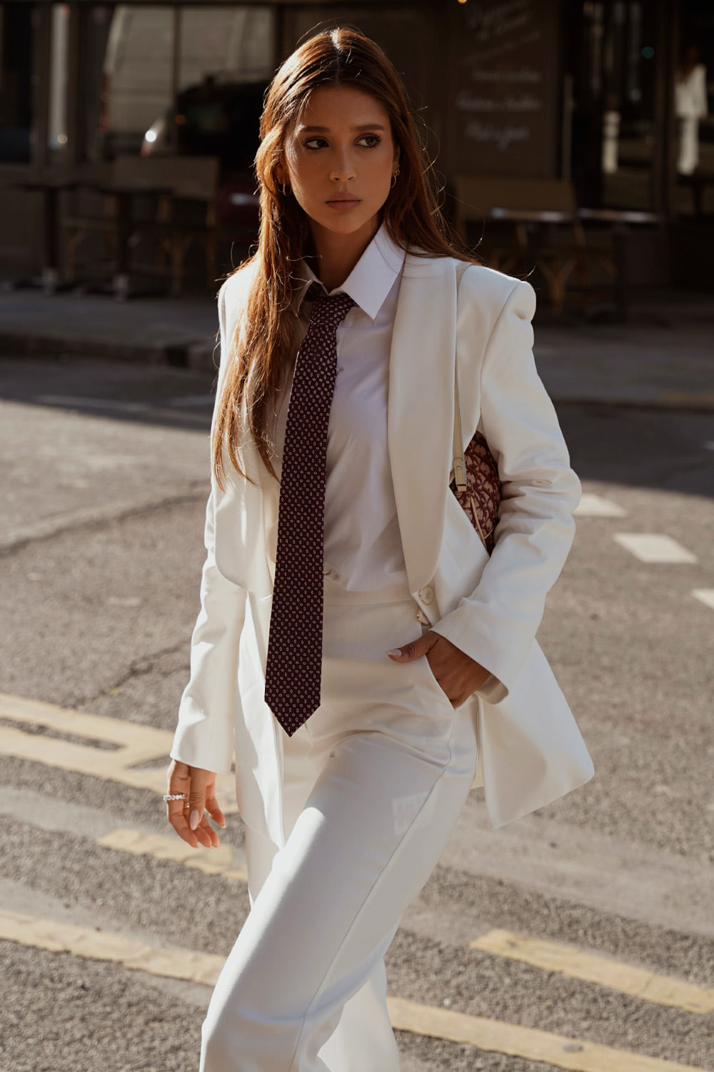 Blazer Alfaiataria Abotoadura Selena - Off White