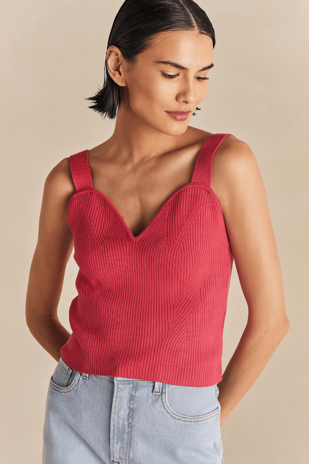 Regata Tricot Alicia Coracao - Rosa Murano