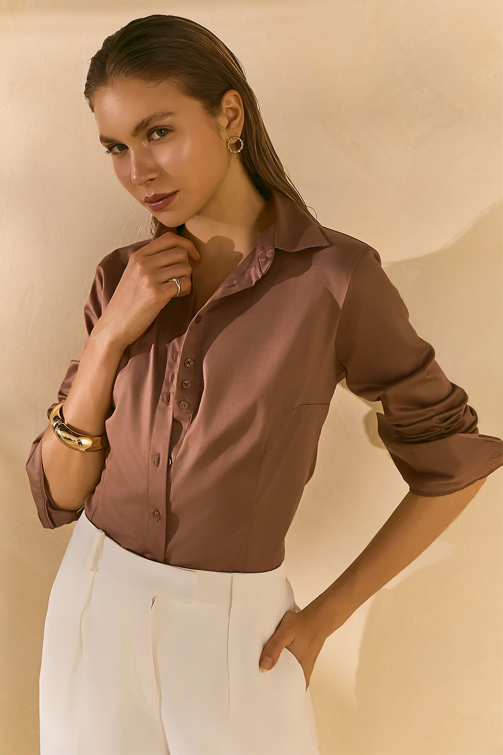 Camisa Manga Longa Aster - Fendi