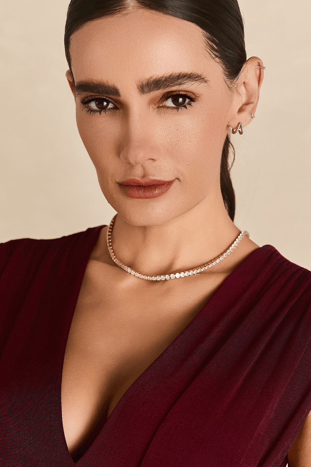 Colar Riviera Bold - Ouro Rose