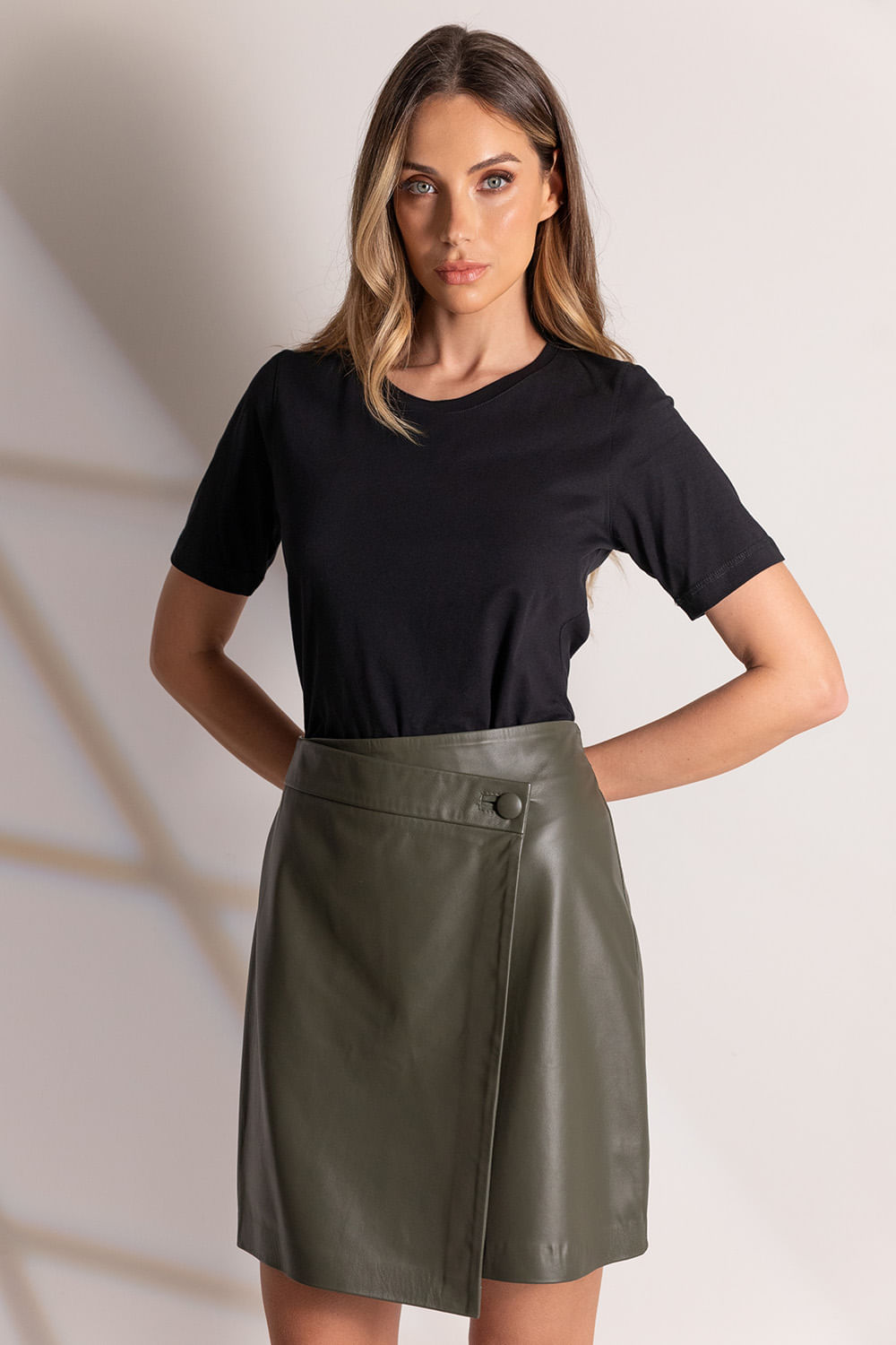 T-Shirt Pima Marcella - Preto